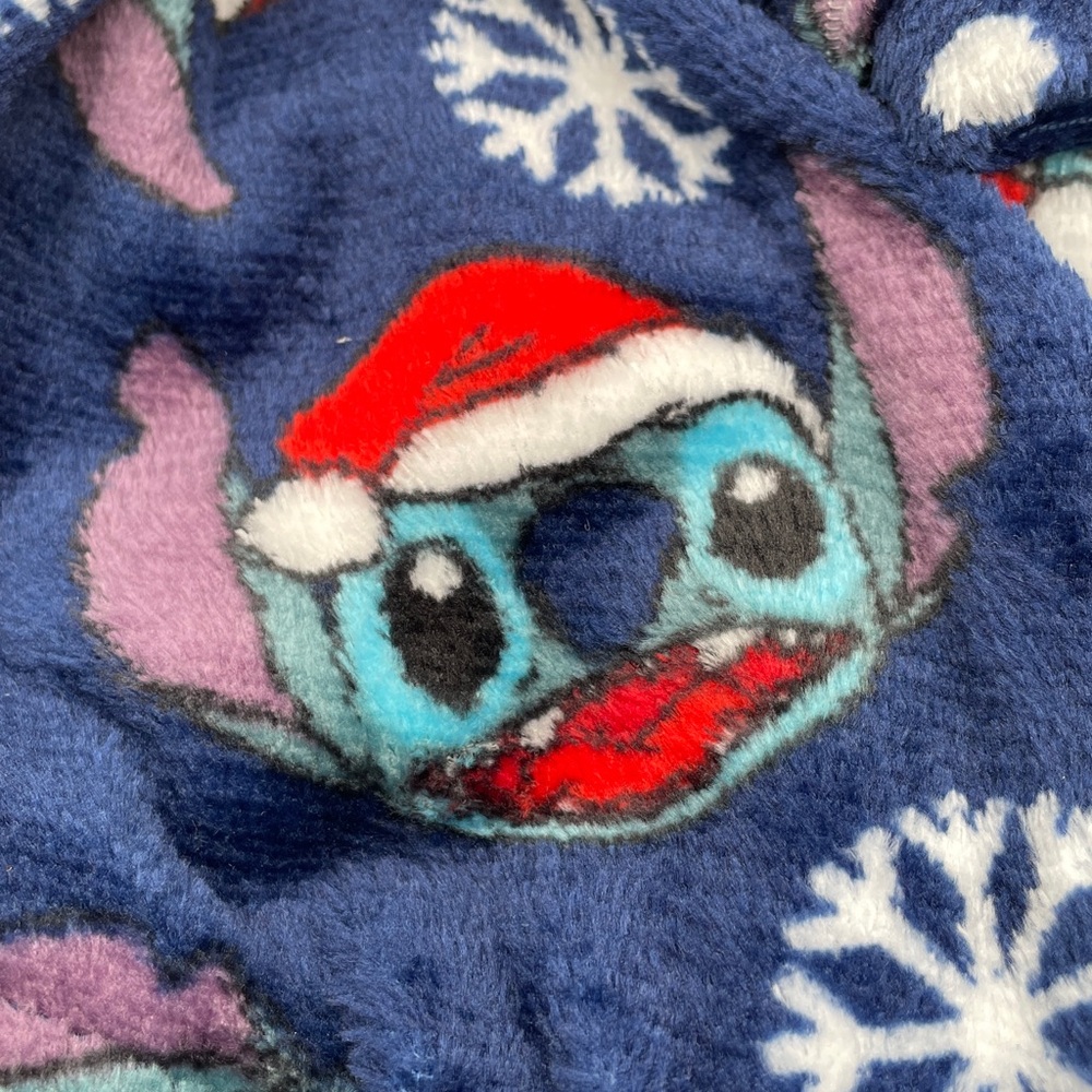 Disney Stitch Fleece Christmas PJ Pants Pajama Sleep Lounge Pants UNISEX SIZING - Picture 3 of 6